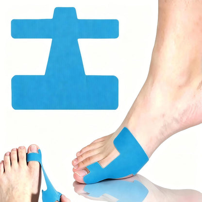 Pre-Cut Bunion Corrector Tape – Toe Support Strips for Hallux Valgus (20 PCS)