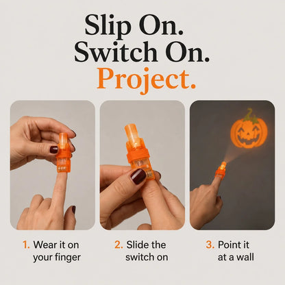 36-Pack Halloween Finger Projector Lights