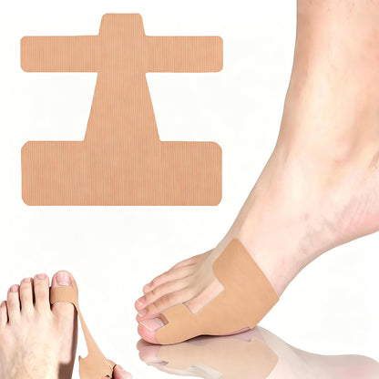 Pre-Cut Bunion Corrector Tape – Toe Support Strips for Hallux Valgus (20 PCS)