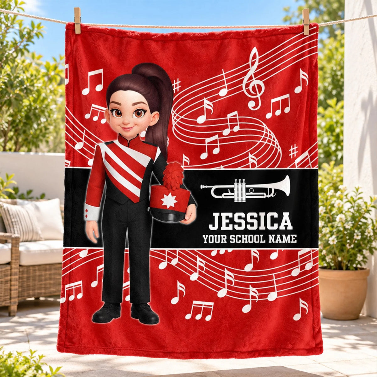 Custom Music Marching Band_ Orchestra_ Personalized Name__