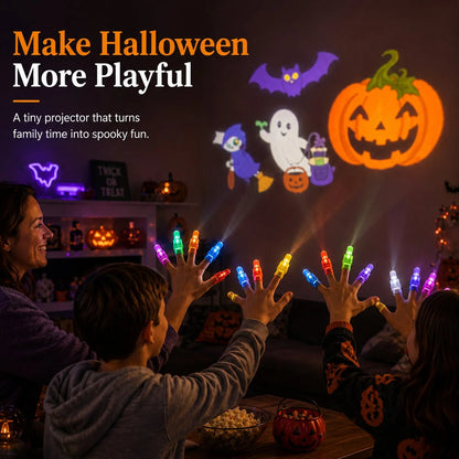 36-Pack Halloween Finger Projector Lights