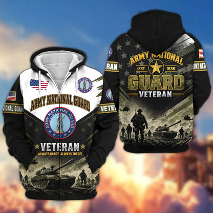 Premium US Veterans Zip Up Hoodie CPHN160912, Gifts For US Veterans, Gifts For Veterans Day.
