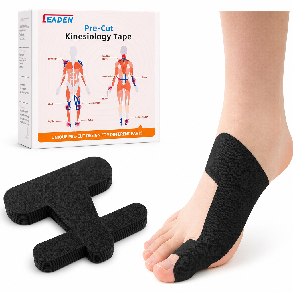 Pre-Cut Bunion Corrector Tape – Toe Support Strips for Hallux Valgus (20 PCS)