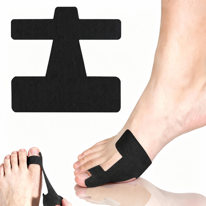 Pre-Cut Bunion Corrector Tape – Toe Support Strips for Hallux Valgus (20 PCS)
